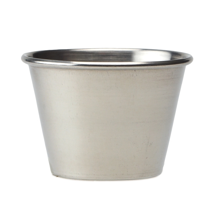VALU PLUS CUP STAINLESS STEEL ROUND SCE 2.5 OZ