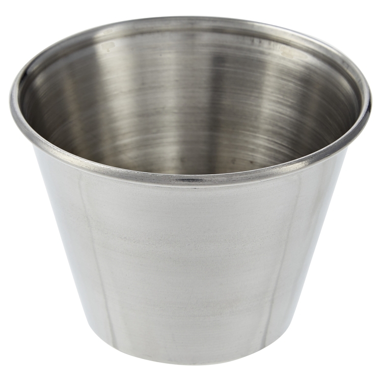 VALU PLUS CUP STAINLESS STEEL ROUND SCE 2.5 OZ