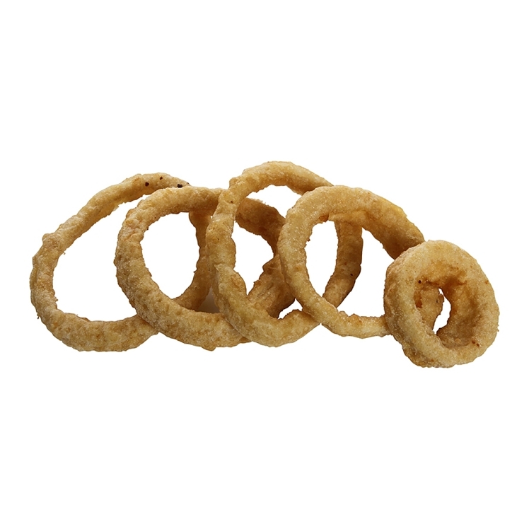 MOLLY'S KITCHEN BEER BATTERED HALF ONION RING 3/8 PRECOOKED
