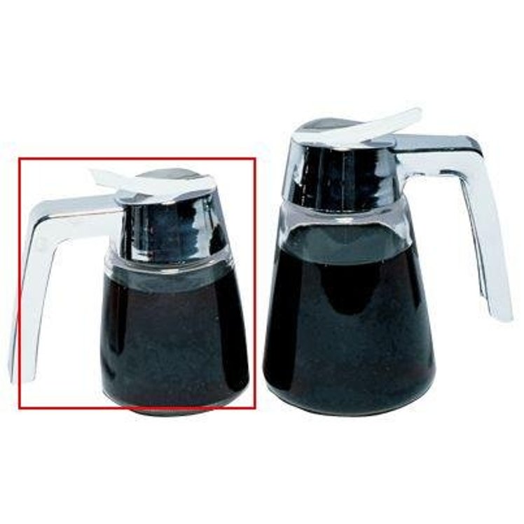 TABLECRAFT GLASS DISPENSER, SYRUP 8 OUNCE CLEAR