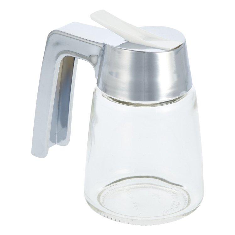 TABLECRAFT GLASS DISPENSER, SYRUP 8 OUNCE CLEAR