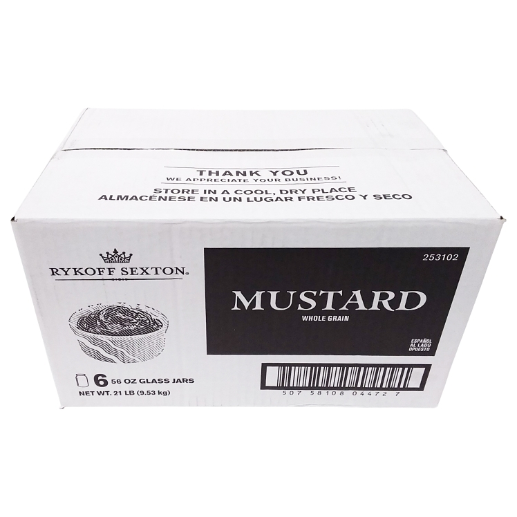RYKOFF SEXTON MUSTARD, DIJON WHOLE GRAIN