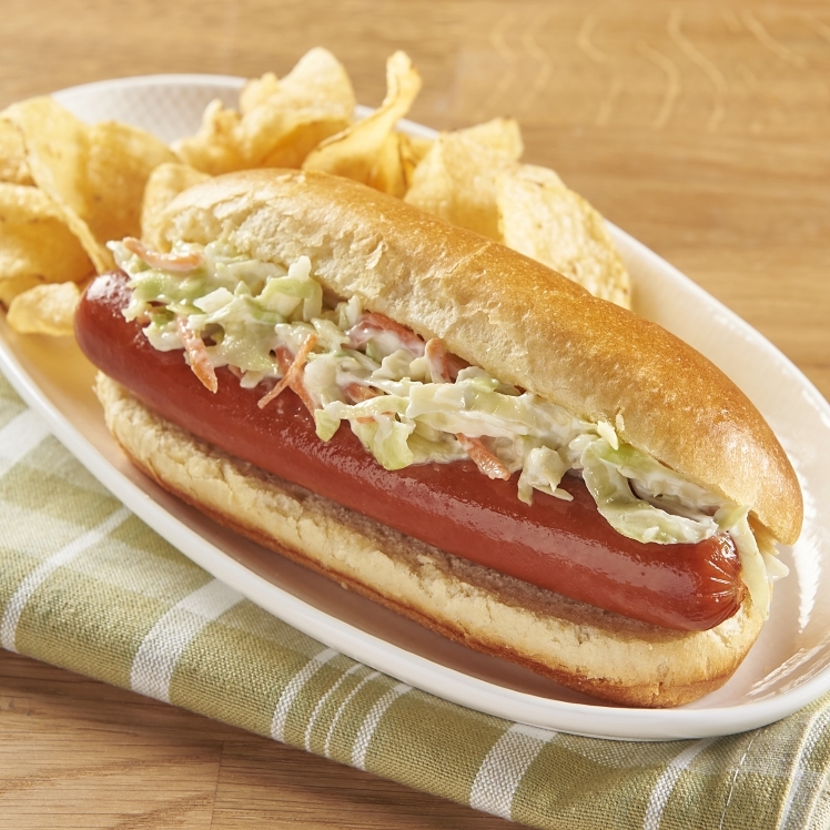 PATUXENT FARMS MIXED MEAT HOT DOGS 6 INCH 8/1