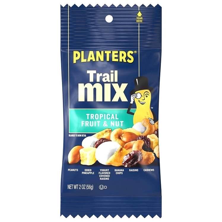PLANTERS TRAIL TROPICAL FRUIT SNACK MIX