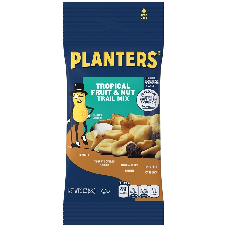 PLANTERS TRAIL TROPICAL FRUIT SNACK MIX