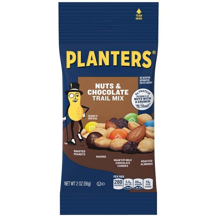 PLANTERS TRAIL NUT & CHOCOLATE SNACK MIX