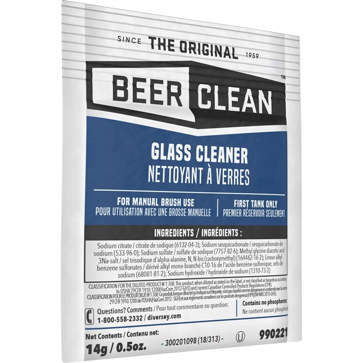 DIVERSEY BEER GLASS MANUAL DETERGENT