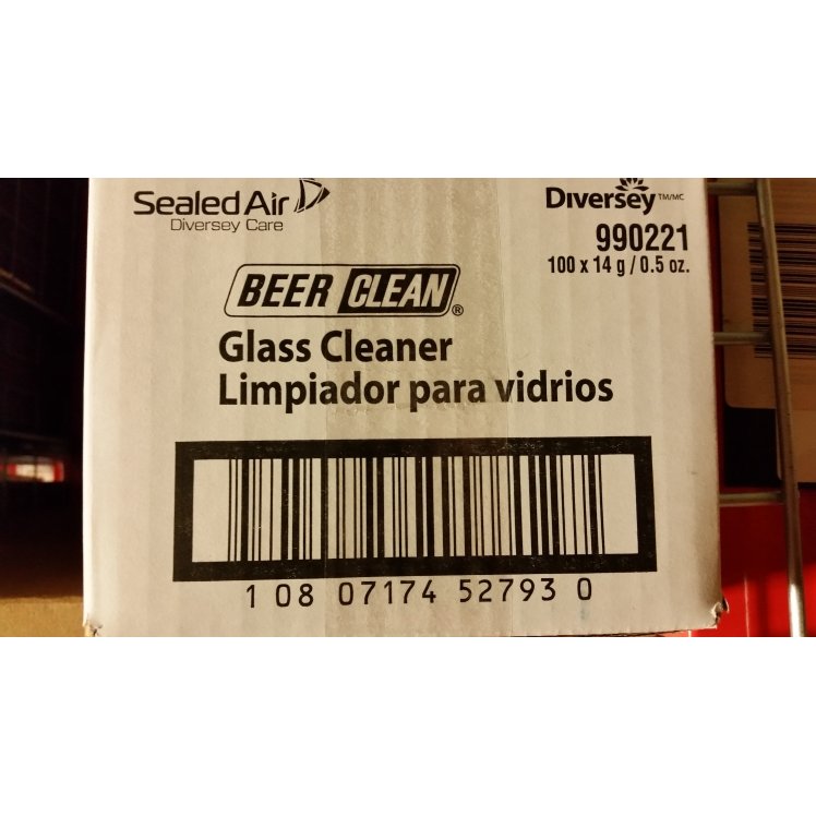 DIVERSEY BEER GLASS MANUAL DETERGENT