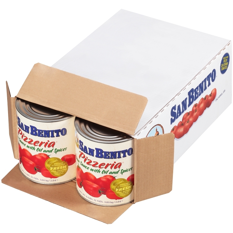 SAN BENITO PIZZA SAUCE FULLY PREPARED