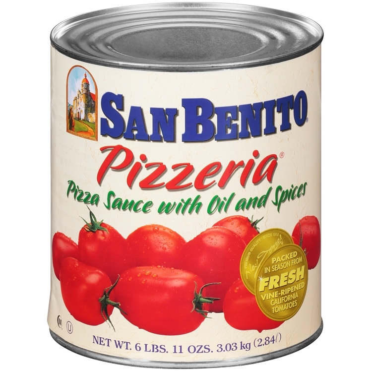 SAN BENITO PIZZA SAUCE FULLY PREPARED