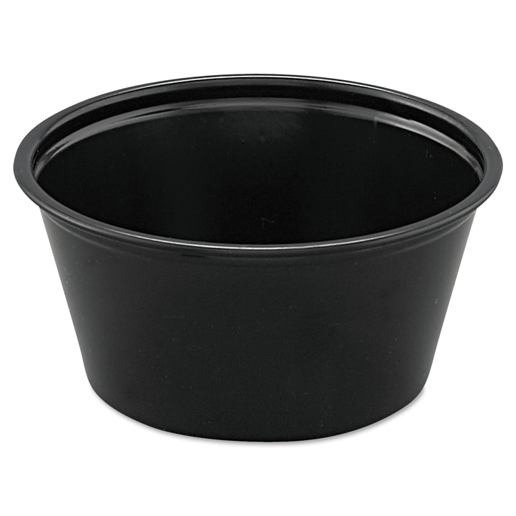 SOLO PORTION CUP BLACK 2 OZ