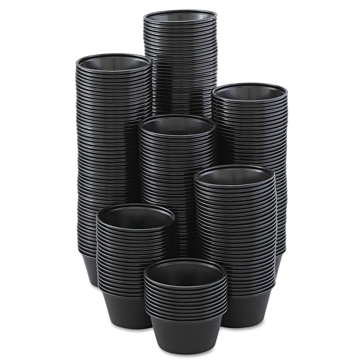 SOLO PORTION CUP BLACK 2 OZ