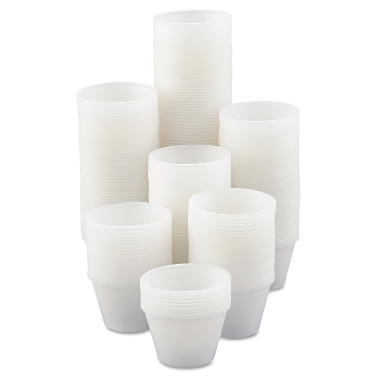 DART 4 OZ TRANSLUCENT PORTION CUPS