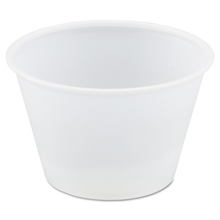DART 4 OZ TRANSLUCENT PORTION CUPS