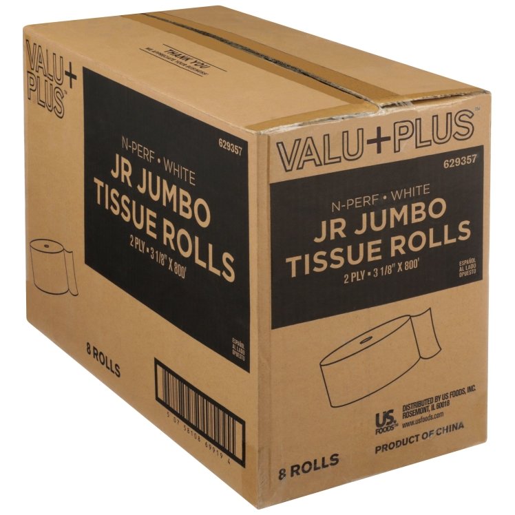 VALU PLUS TISSUE TOILET JUMBO ROLL