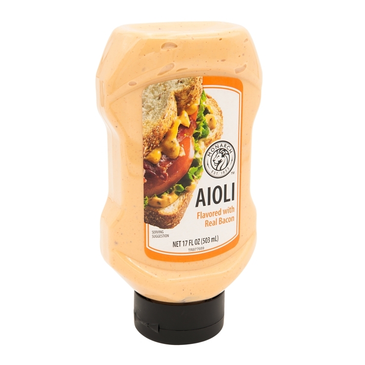 MONARCH BACON AIOLI SAUCE SQUEEZE BOTTLE SHELF