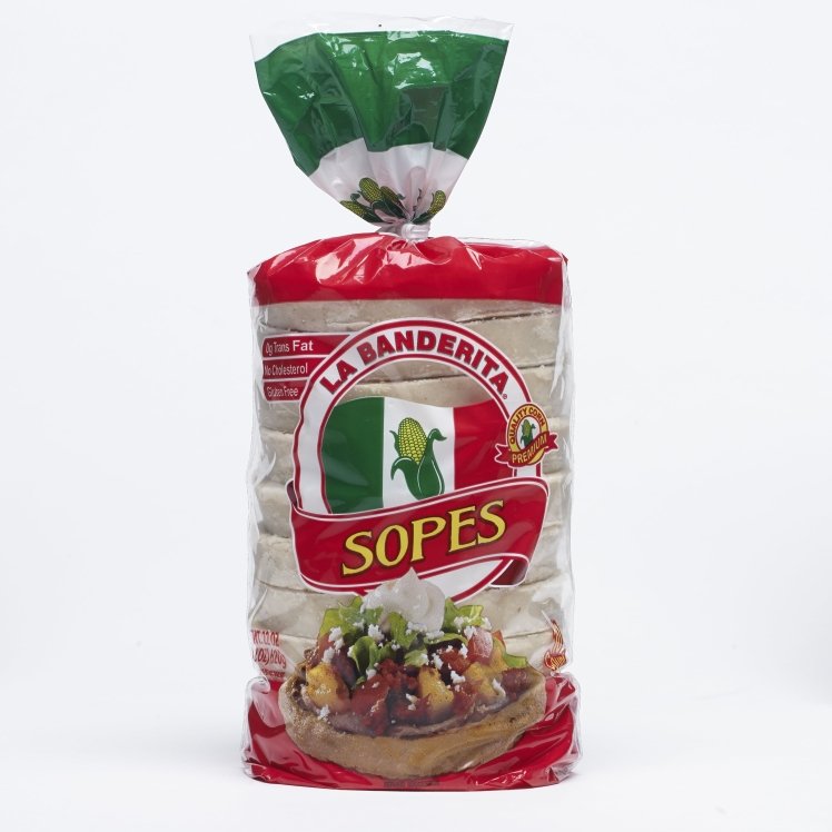 LA BANDERITA SHELL, SOPE CORN WHITE