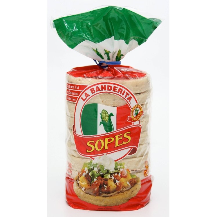 LA BANDERITA SHELL, SOPE CORN WHITE