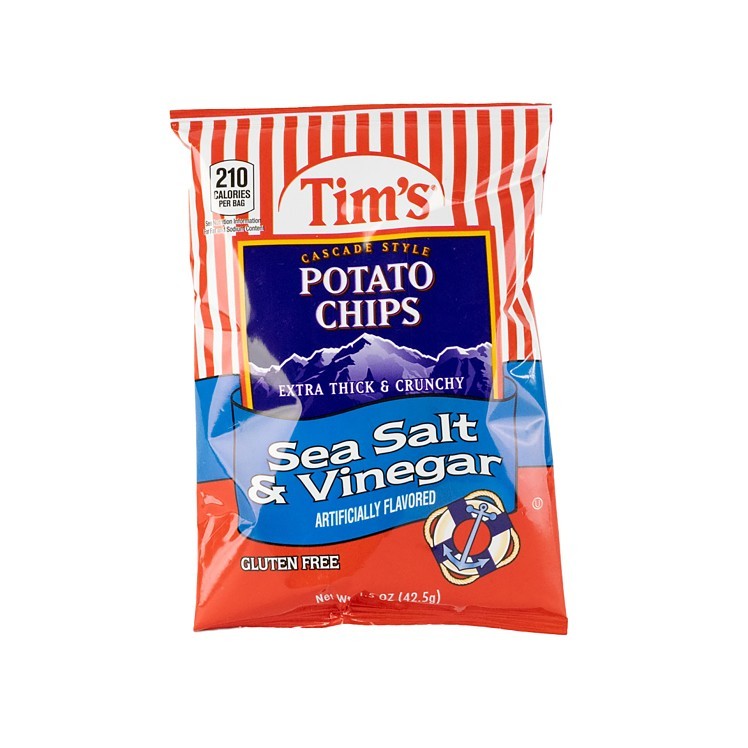 TIM'S CASCADE STYLE SEA SALT AND MALT POTATO CHIPS