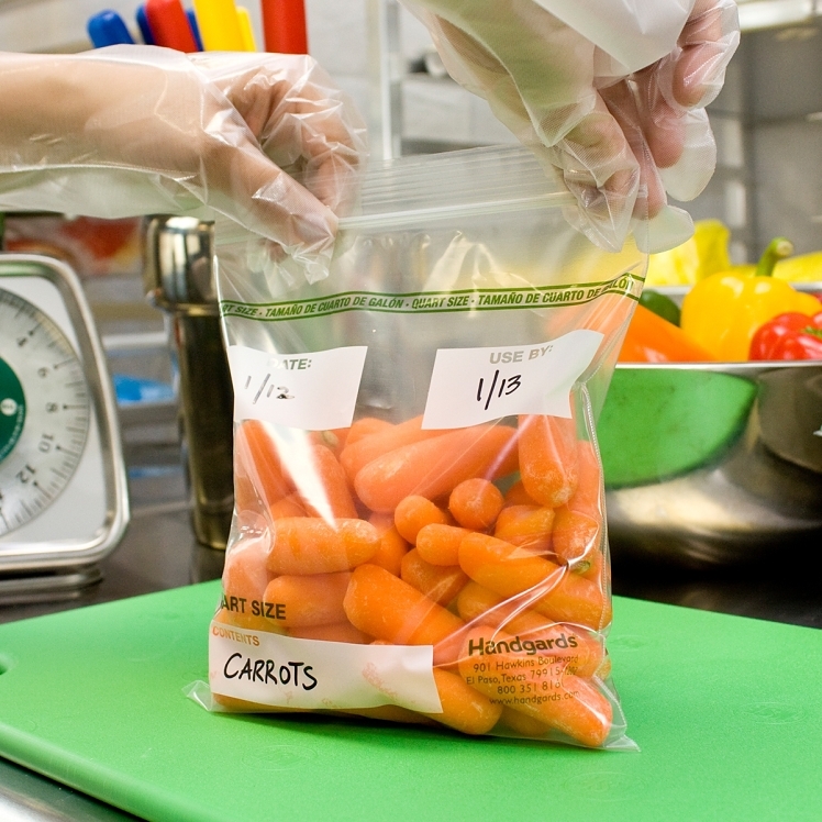 ZIPGARDS 1 QUART LOW DENSITY RESEALABLE BAGS