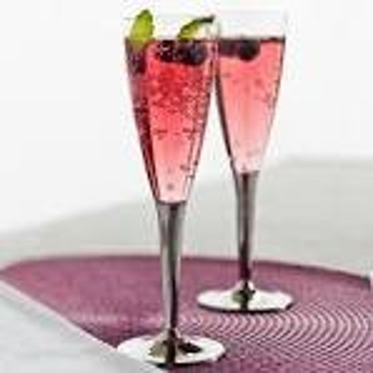 SABERT PLASTIC 5 OZ CHAMPAGNE CLEAR MOZAIK STEMMED FLUTE