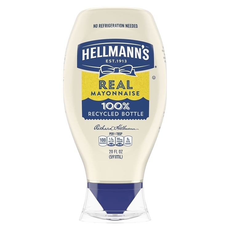 HELLMANNS REAL MAYONNAISE REAL SQUEEZE BOTTLE