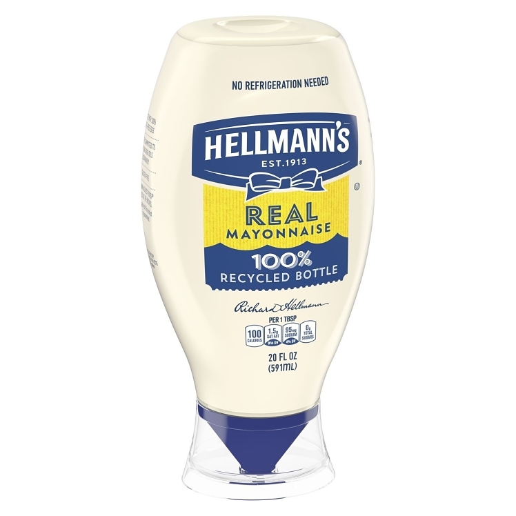 HELLMANNS REAL MAYONNAISE REAL SQUEEZE BOTTLE