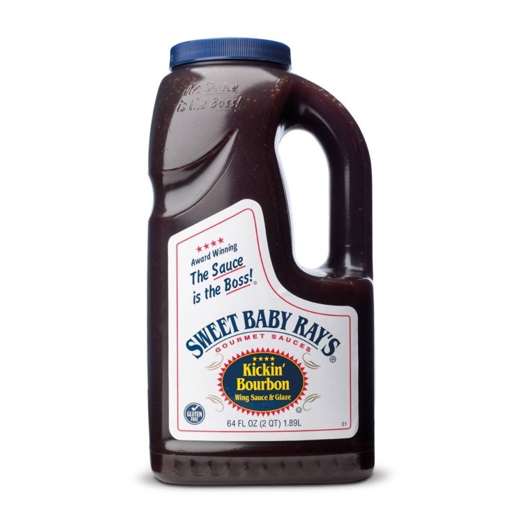 SWEET BABY RAY'S BOURBON SAUCE PLASTIC JAR SHELF STABLE