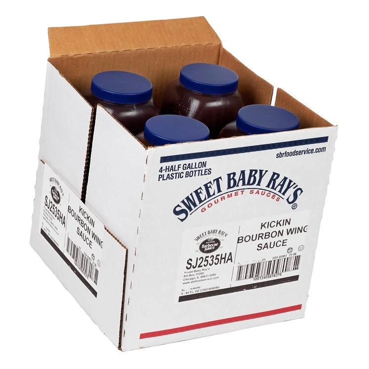 SWEET BABY RAY'S BOURBON SAUCE PLASTIC JAR SHELF STABLE