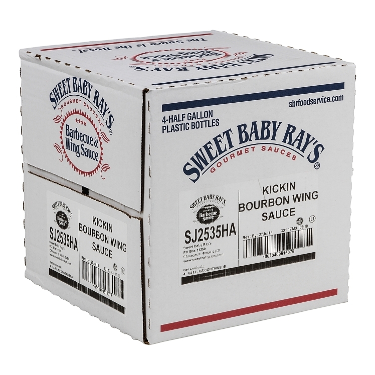 SWEET BABY RAY'S BOURBON SAUCE PLASTIC JAR SHELF STABLE