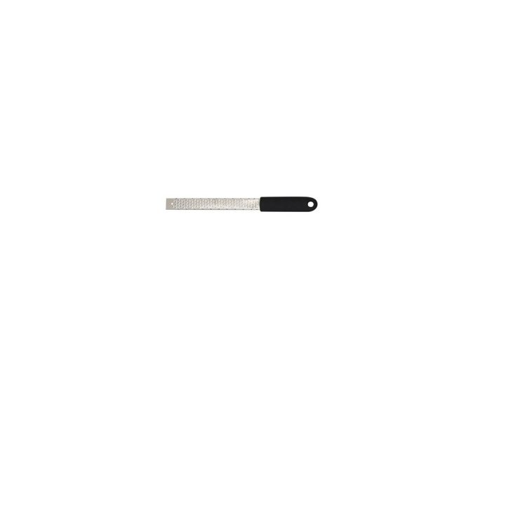WINCO BLACK SOFT GRIP HANDLE MANUAL ZESTER GRATER 13.19 INCH STAINLES STEEL BLADE