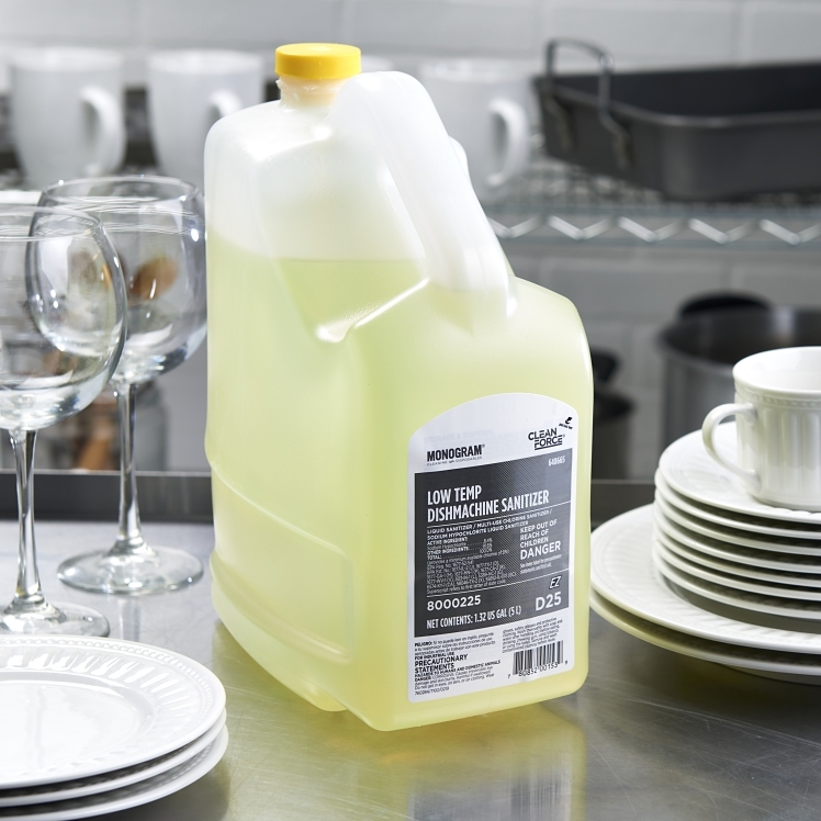 MONOGRAM / CLEAN FORCE SANITIZER, DISHWASHER D25 EASY LIQUID