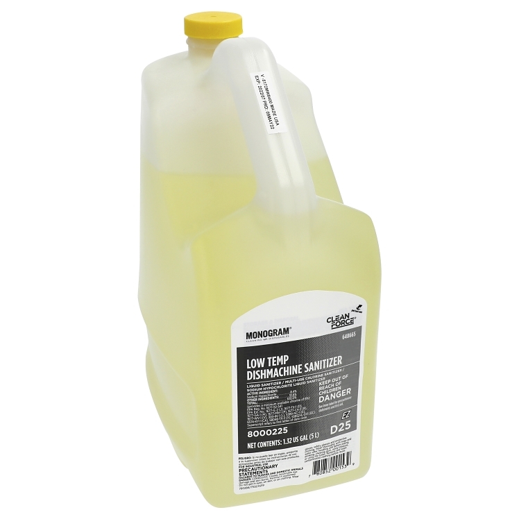 MONOGRAM / CLEAN FORCE SANITIZER, DISHWASHER D25 EASY LIQUID