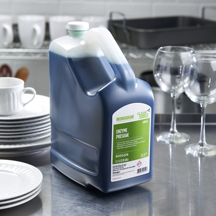 MONOGRAM / CLEAN FORCE EASY LIQUID BOTTLE UTENSIL PRESOAK