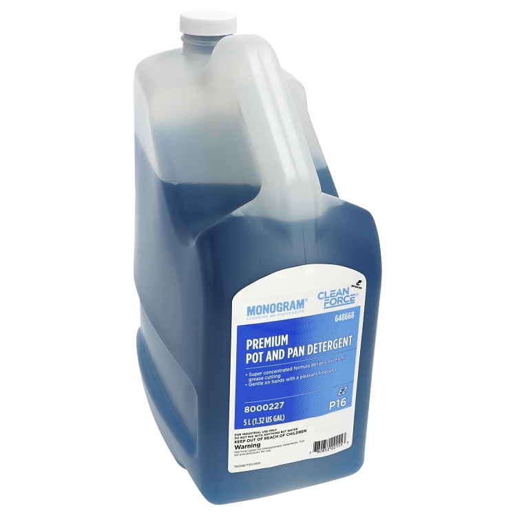 MONOGRAM / CLEAN FORCE POT & PAN MANUAL DETERGENT