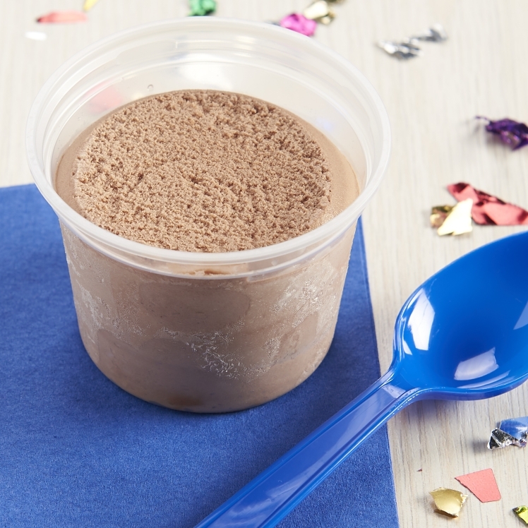 GLENVIEW FARMS ICE CREAM CUP CHOCOLATE PLASTIC