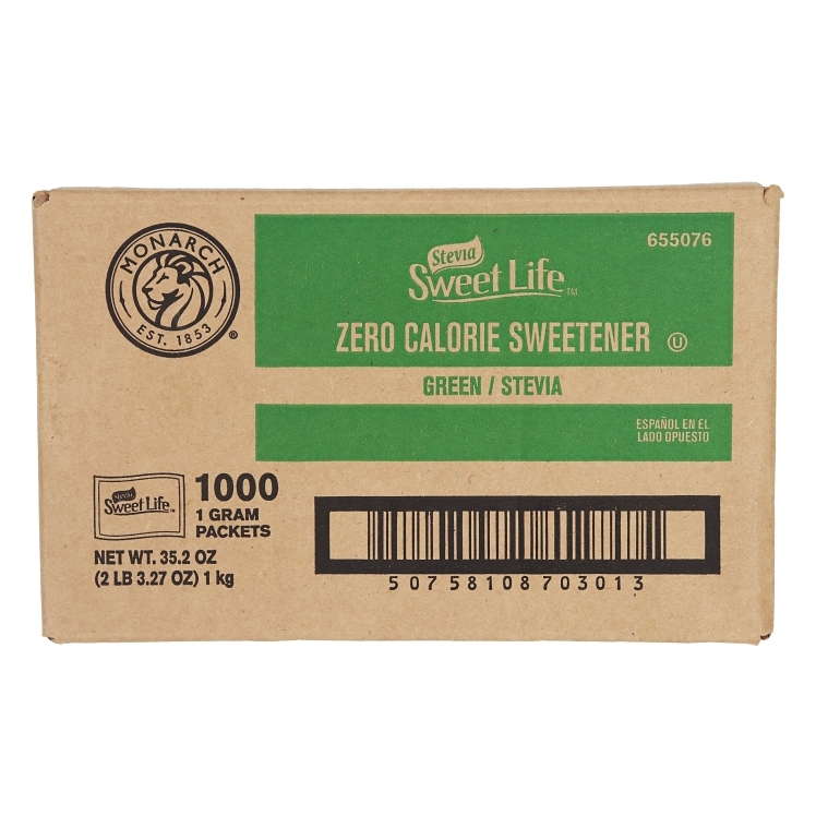 MONARCH STEVIA ZERO CALORIE SWEETENER GREEN
