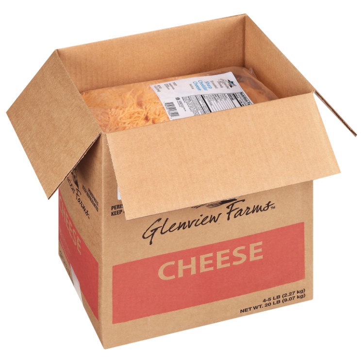 GLENVIEW FARMS CHEESE CHEDDAR SHARP SHREDDED