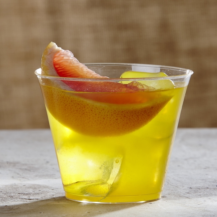 CUP, PLYST 9 Z SQT TMBLR CLR