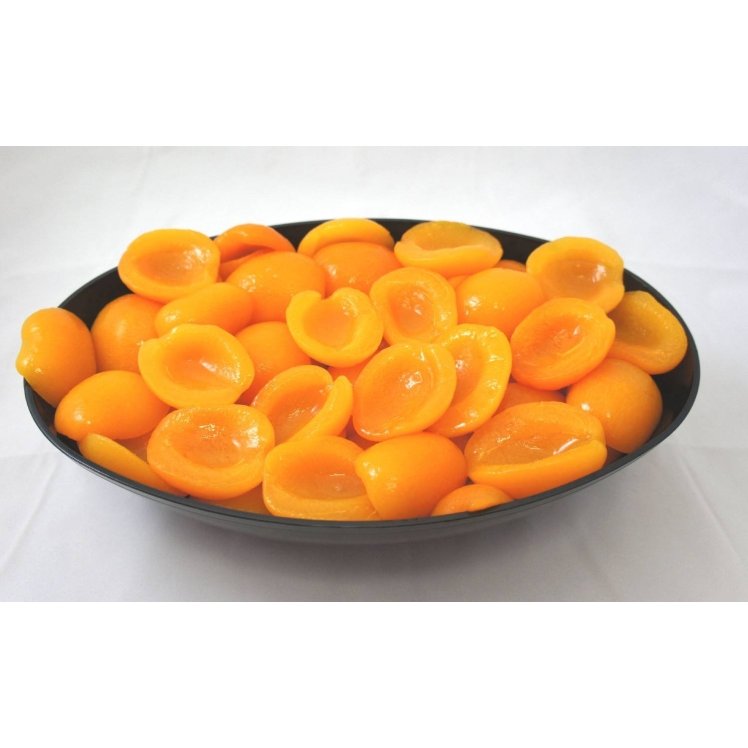 ORCHARD NATURALS PEELED APRICOT HALVES IN EXTRA LIGHT SYRUP