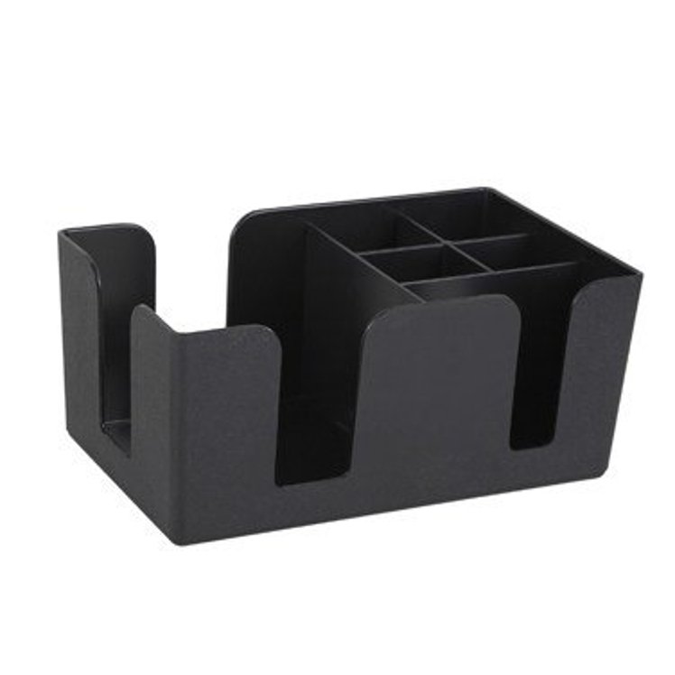 CADDY, BAR 6 CMPT PLST BLK