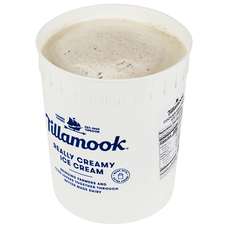 TILLAMOOK ICE CREAM COOKIES AND CREAM