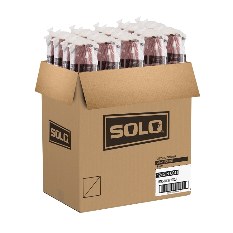 DART HOT CUP PAPER BISTRO 24 OZ 242SI USE 316 LIDS