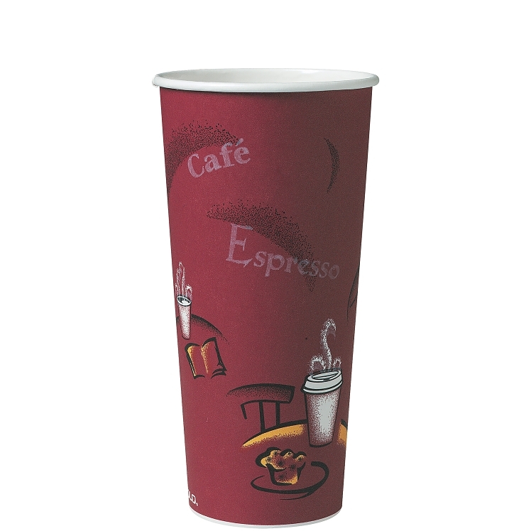 DART HOT CUP PAPER BISTRO 24 OZ 242SI USE 316 LIDS