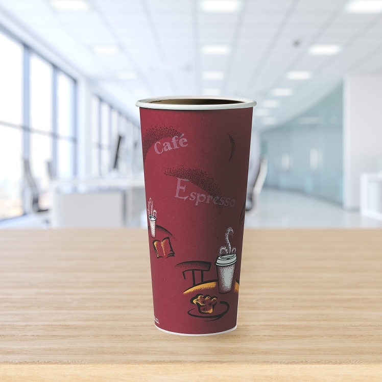 DART HOT CUP PAPER BISTRO 24 OZ 242SI USE 316 LIDS