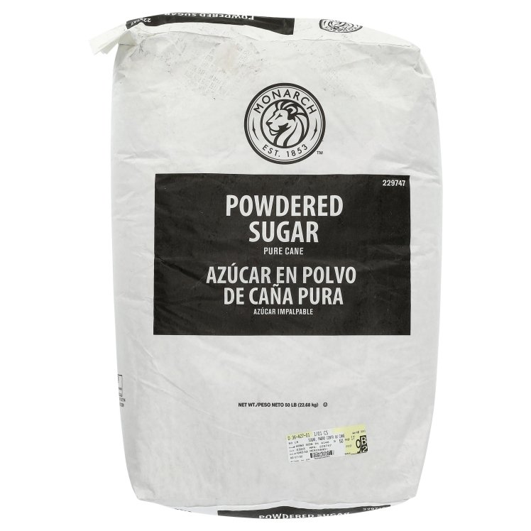 MONARCH POWDERED SUGAR CANE 6X CAN