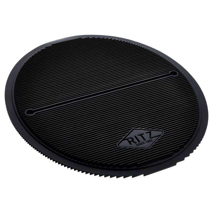 RITZ SILICONE POT HOLDER/TRIVET 8X9 BLACK