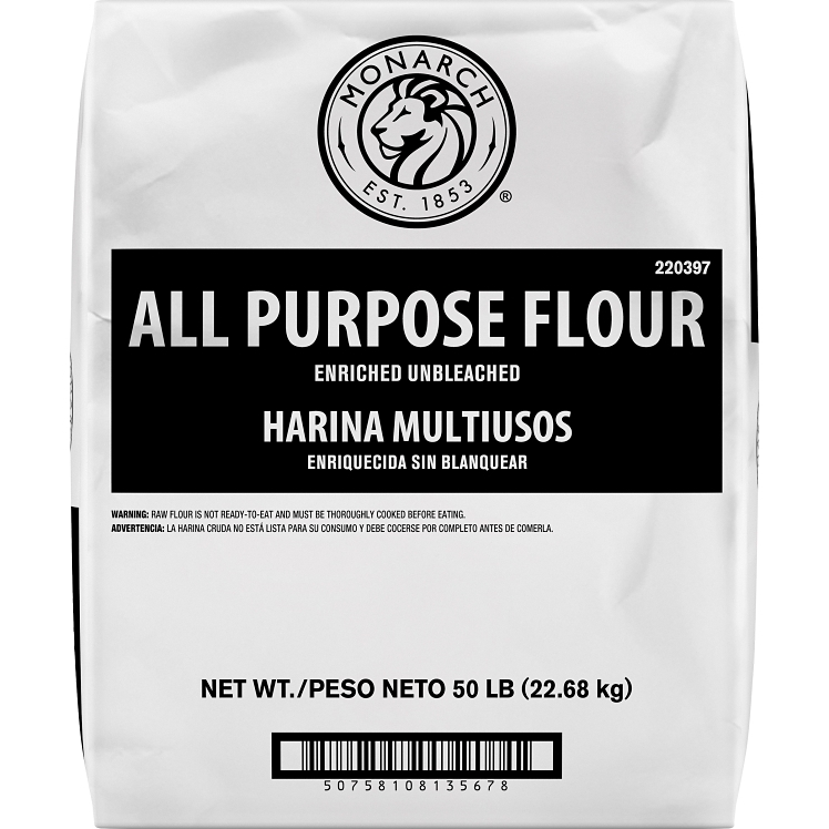 MONARCH FLOUR WHEAT ALL-PURPOSE FINE UNBLEACHED BAG