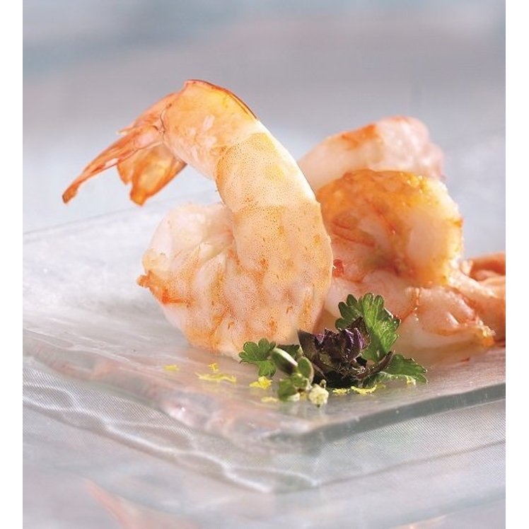 AQUA STAR COOKED PEELED TAIL-ON WHITE SHRIMP 16-20 PC/LB