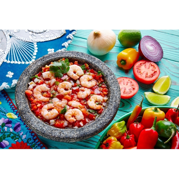AQUA STAR COOKED PEELED TAIL-OFF WHITE SHRIMP 41-50 PC/LB